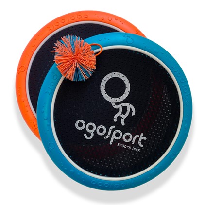OgoSport OgoDisk Mini Kids' 2-Player Bouncy Flying Disc/Frisbee & Koosh Ball  Set, Age 8+